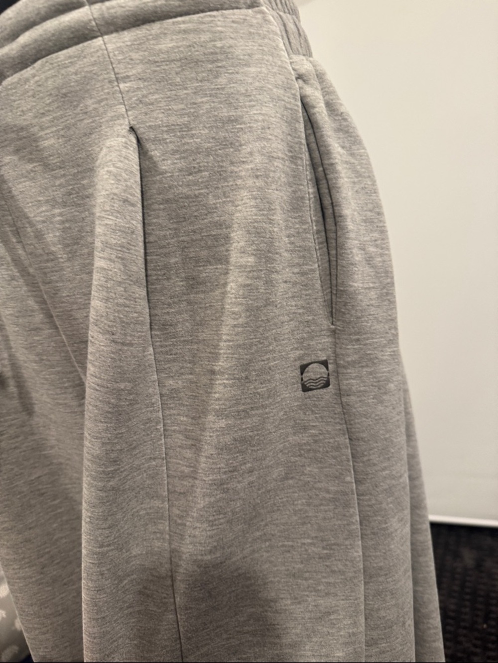 Daily Practice Relaxed Drawstring Joggers in Light Gray - Picture 3 of 4